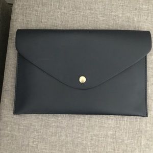 NWT JCrew Navy Envelope Clutch